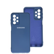 Чохол Samsung Galaxy A23 (A235) Silicone Full camera синій / navy blue