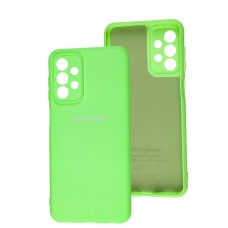 Чохол для Samsung Galaxy A23 (A235) Silicone Full camera зелений / light green