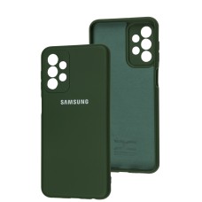 Чохол Samsung Galaxy A23 (A235) Full camera зелений / dark green