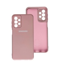 Чохол Samsung Galaxy A23 (A235) Silicone Full camera рожевий / pink sand