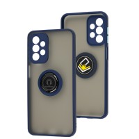 Чохол Samsung Galaxy A23 (A235) LikGus Edging Ring Full синій