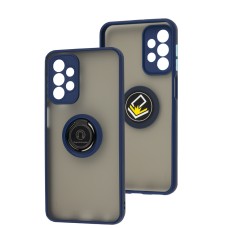 Чохол Samsung Galaxy A23 (A235) LikGus Edging Ring Full синій