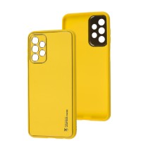 Чохол для Samsung Galaxy A23 (A235) Leather Xshield yellow