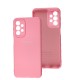 Чохол Samsung Galaxy A23 (A235) Silicone Full camera рожевий / light pink