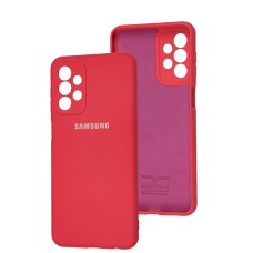 Чохол Samsung Galaxy A23 (A235) Full camera розовий / barbie pink