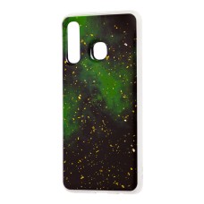 Чохол для Samsung Galaxy A20 / A30 Art confetti "темно-зелений"