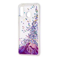 Чохол для Samsung Galaxy A20 / A30 Блискучі вода Fashion "гори"