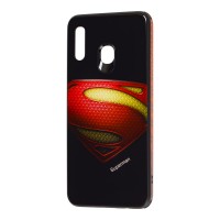 Чохол для Samsung Galaxy A20 / A30 glass print "Superman"