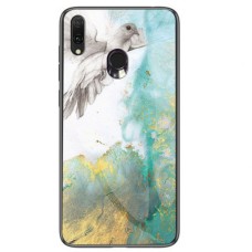 Чохол для Samsung Galaxy A20 / A30 Marble "голуб"