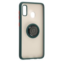 Чохол Samsung Galaxy A20 / A30 LikGus Edging Ring оливковий