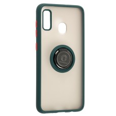 Чохол Samsung Galaxy A20 / A30 LikGus Edging Ring оливковий