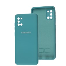 Чохол Samsung Galaxy A31 (A315) Full camera бірюзовий / marine green