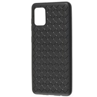 Чохол Samsung Galaxy A31 (A315) Weaving чорний