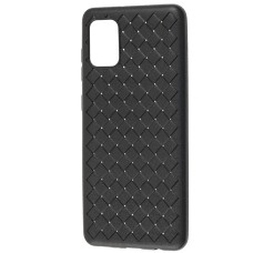 Чохол Samsung Galaxy A31 (A315) Weaving чорний