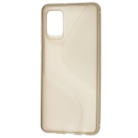 Чохол Samsung Galaxy A31 (A315) силікон хвиля чорний