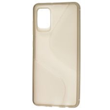 Чохол Samsung Galaxy A31 (A315) силікон хвиля чорний