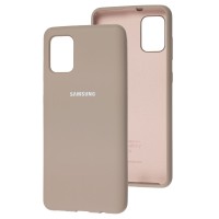 Чохол Samsung Galaxy A31 (A315) Silicone Full сірий / lavender