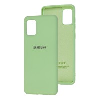Чохол Samsung Galaxy A31 (A315) Silicone Full м'ятний / mint