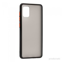 Чохол для Samsung Galaxy A31 (A315) LikGus Totu camera protect чорний / червоний