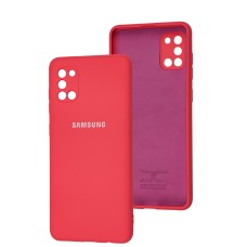 Чохол Samsung Galaxy A31 (A315) Full camera розовий / barbie pink
