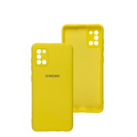 Чохол Samsung Galaxy A31 (A315) Silicone Full camera жовтий