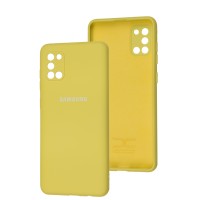 Чохол Samsung Galaxy A31 (A315) Full camera лимонний