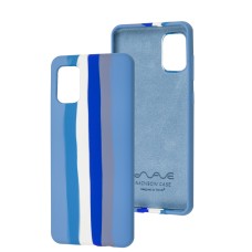 Чохол Samsung Galaxy A31 (A315) Wave Rainbow blue