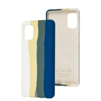 Чохол для Samsung Galaxy A31 (A315) Wave Rainbow green