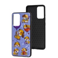 Чохол для Samsung Galaxy A32 (A325) Wave Majesty happy dog ​​/ light purple