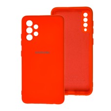 Чохол Samsung Galaxy A32 (A325) Silicone Full camera червоний