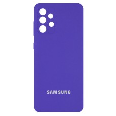 Чохол Samsung Galaxy A32 (A325) Silicone Full camera фіолетовий / purple