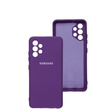 Чохол Samsung Galaxy A32 (A325) Silicone Full camera фіолетовий