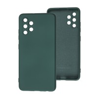Чехол для Samsung Galaxy A32 (A325) Wave colorful forest green