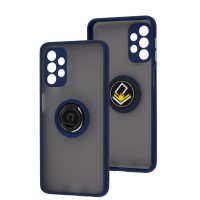 Чохол Samsung Galaxy A32 (A326) 5G LikGus Edging Ring синій