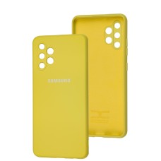 Чохол Samsung Galaxy A32 (A325) Full camera лимонний