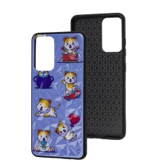 Чохол для Samsung Galaxy A32 (A325) Wave Majesty pretty kittens / light purple