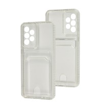 Чохол для Samsung Galaxy A33 (A336) Space Card Pocket прозорий