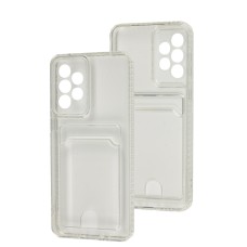 Чохол для Samsung Galaxy A33 (A336) Space Card Pocket прозорий