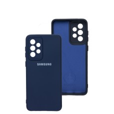 Чохол Samsung Galaxy A33 (A336) Silicone Full camera синій / midnight blue