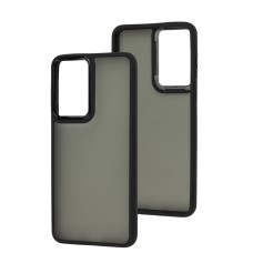 Чохол для Samsung Galaxy A33 (A336) Luxury Metal Lens чорний