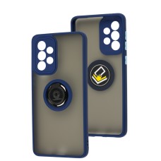 Чохол Samsung Galaxy A33 (A336) LikGus Edging Ring синій