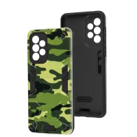 Чохол для Samsung Galaxy A33 (A336) Military armor camouflage green