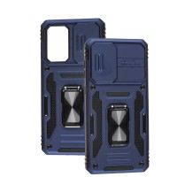 Чохол для Samsung Galaxy A33 (A336) Camshield Army Ring синій / navy