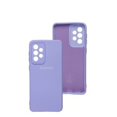 Чохол для Samsung Galaxy A33 (A336) Silicone Full camera бузковий / dasheen