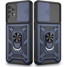 Чохол для Samsung Galaxy A33 (A336) Serge Ring Armor ударостійкий синій