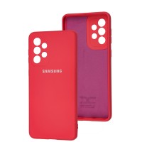Чохол Samsung Galaxy A33 (A336) Full camera розовий / barbie pink