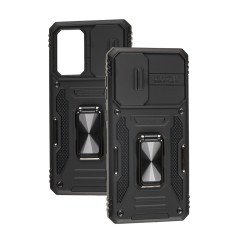 Чохол Samsung Galaxy A33 (A336) Camshield Army Ring чорний