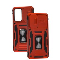 Чохол Samsung Galaxy A33 (A336) Camshield Army Ring червоний