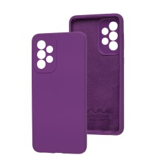 Чехол для Samsung Galaxy A33 (A336) Wave Full camera purple