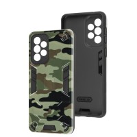 Чохол для Samsung Galaxy A33 (A336) Military armor camouflage dark green